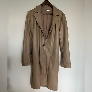 Leather Trench Coat